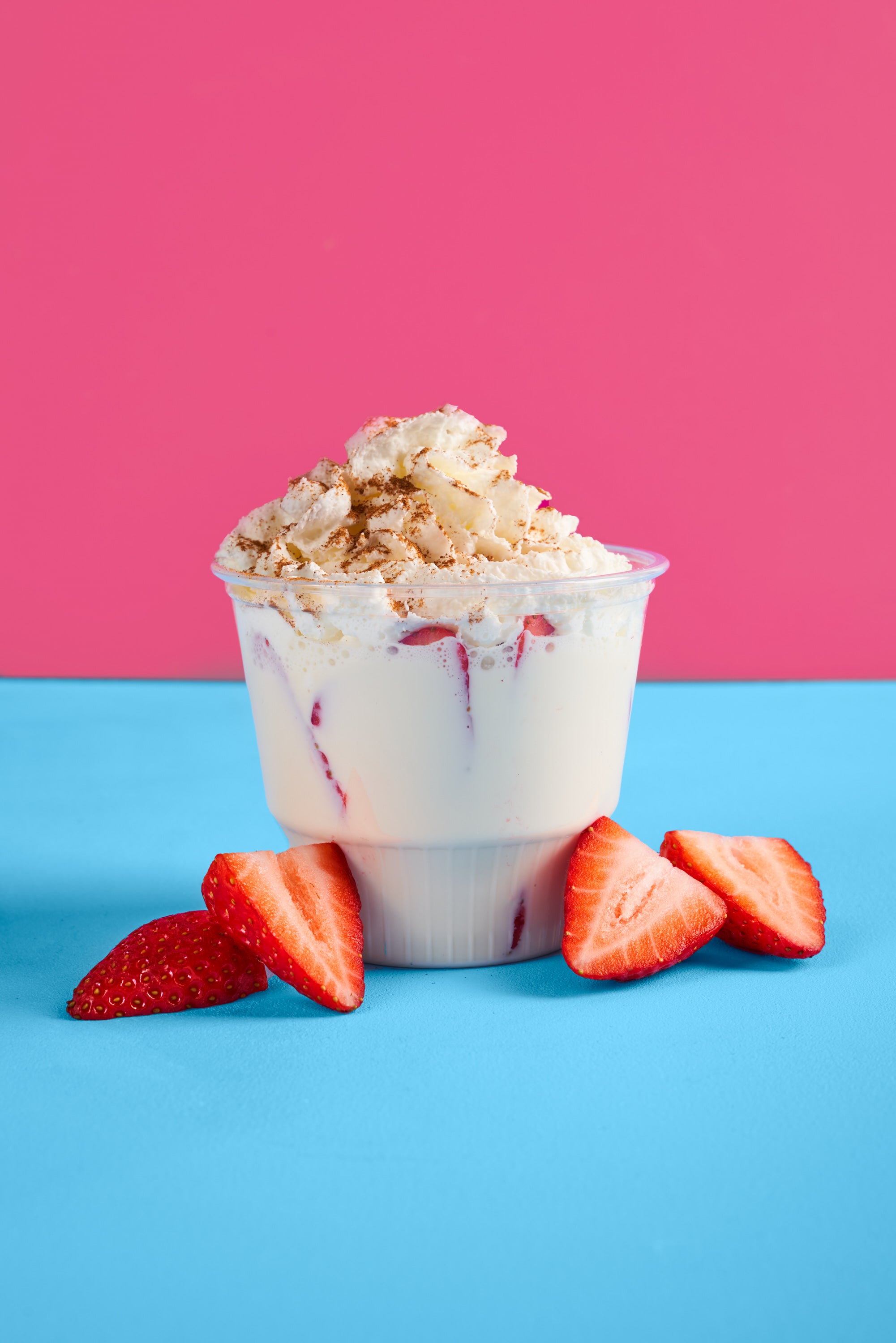 Fresas con crema (straw. & cream cup) | Joy Pops